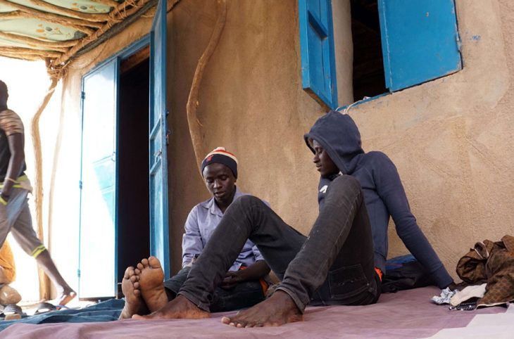Niamey / Echanges avec des migrants