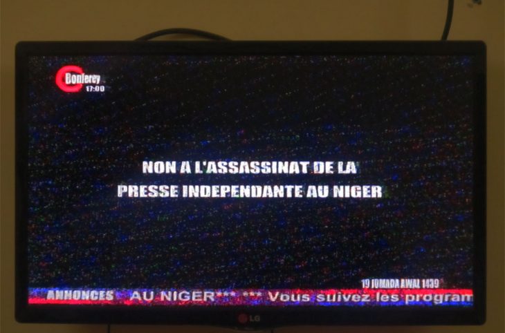 Niamey/ Journée « Ecran Noir » sur le petit écran et pages noires dans la presse