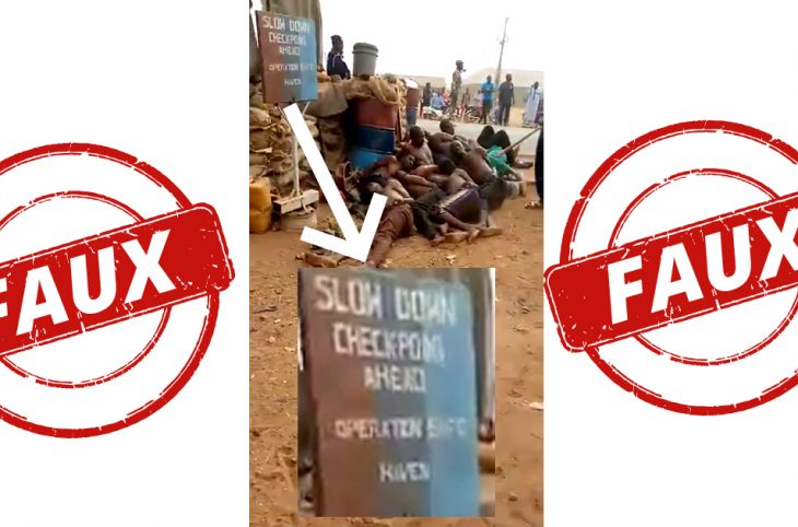 Faux, la vidéo d’exactions commises par les forces de sécurité n’est pas du Niger