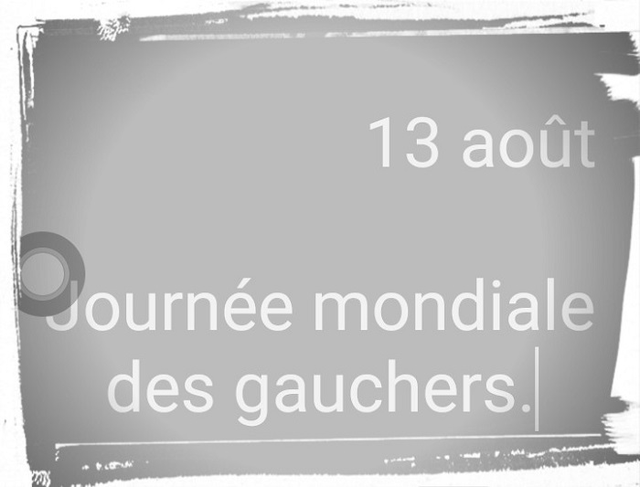 Célébration de la journée internationale des gauchers