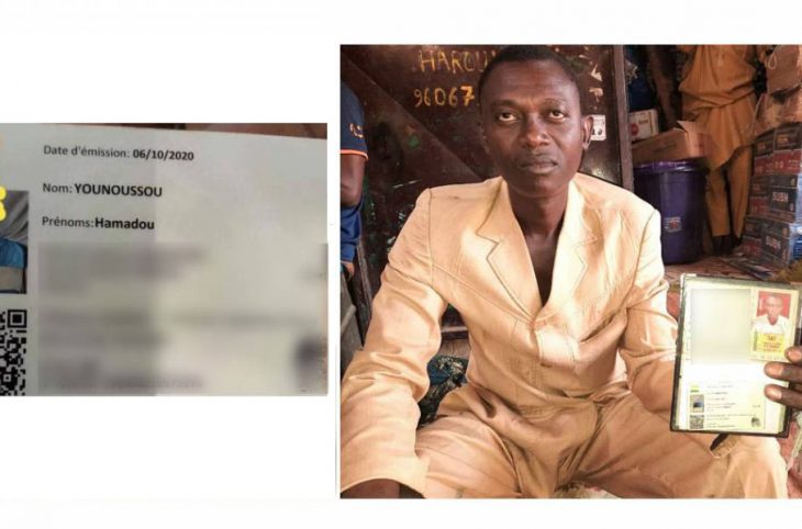 L’interview de Hamadou Younoussa l’homme dont la carte d’électeur porte une chaise à la place de sa photo