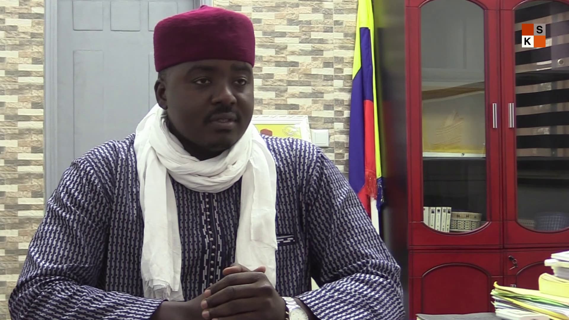 Kané Kadaouré Habibou, président du parti SDR-Sabuwa présente son programme électoral