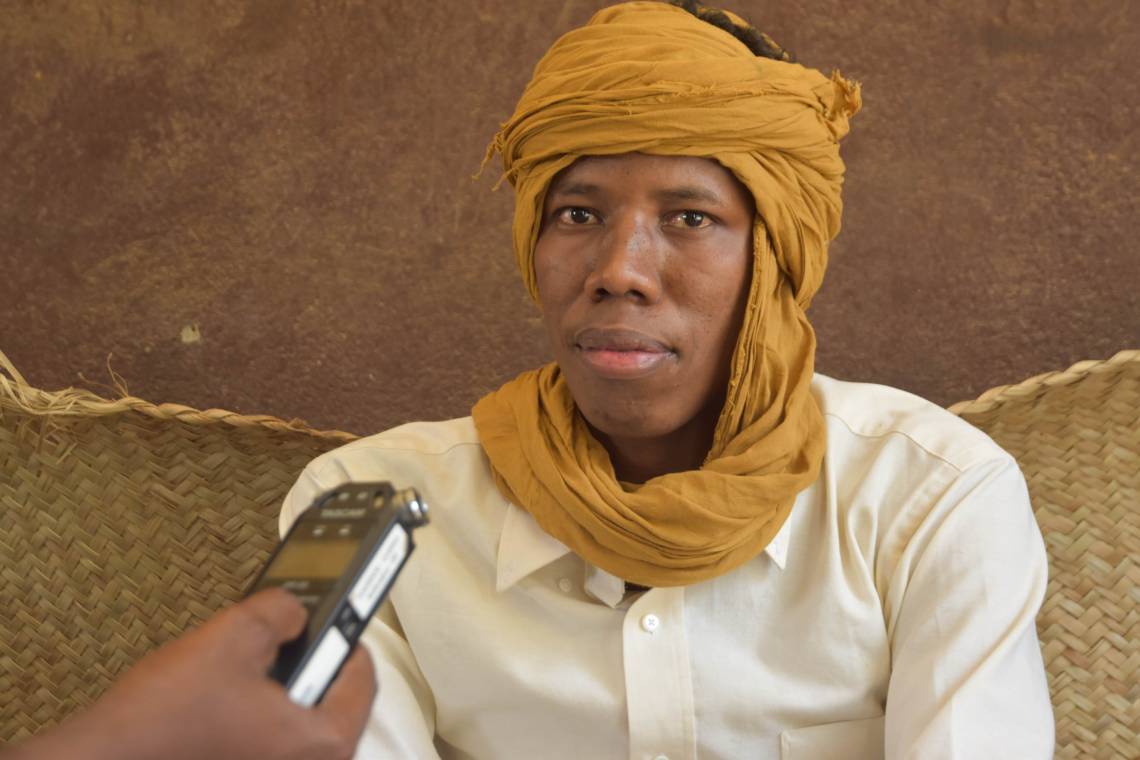 Mahmoud Abdoulaye, un jeune artisan d’Agadez