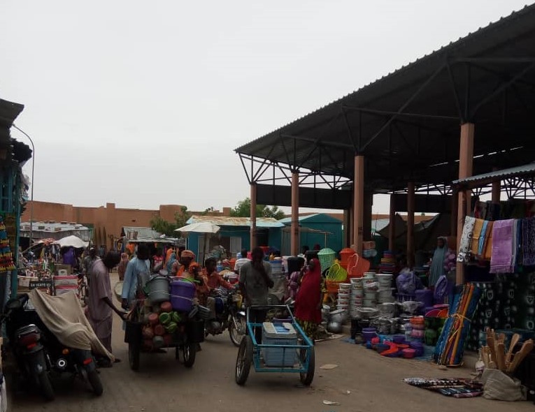 Maradi / Le grand marché moderne de la ville occupé à environ 64% par les commerçants