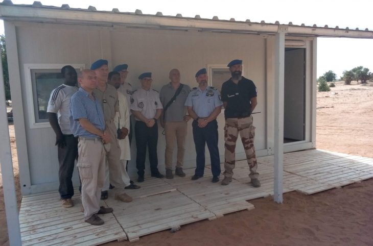 Niger / EUCAP Sahel procède à un don de modules containers destinés aux postes de contrôle de la police nationale