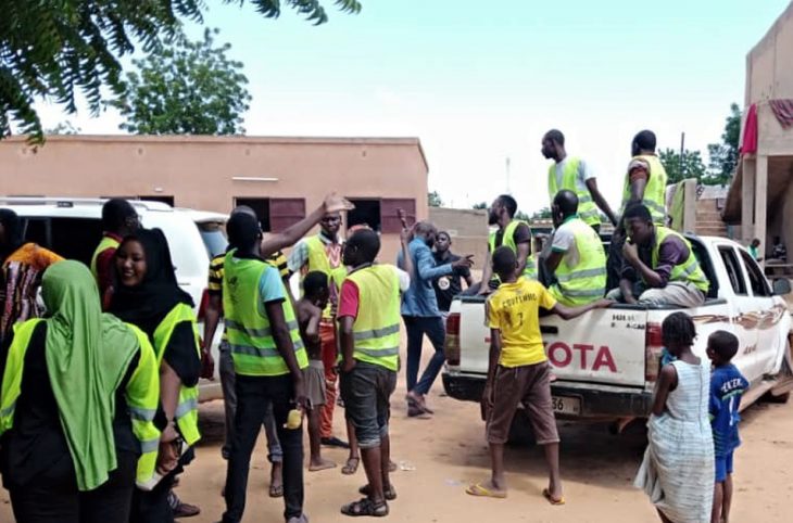 Au Niger, les jeunes au premier rang pour soutenir les personnes sinistrées