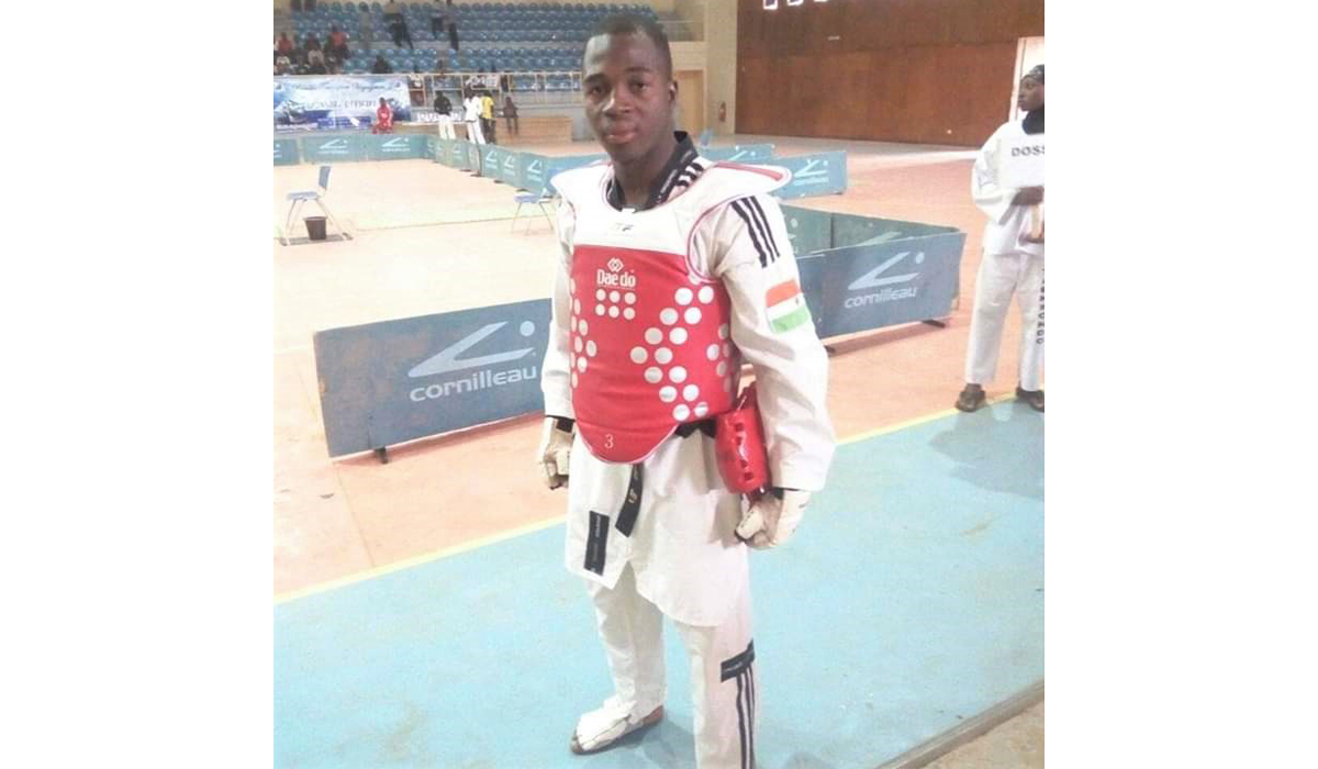 Portrait de Abdel Kader Namata Boureïma, jeune taekwondoïste nigérien résidant en Allemagne