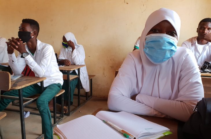 Le respect des gestes barrières dans les écoles de Niamey