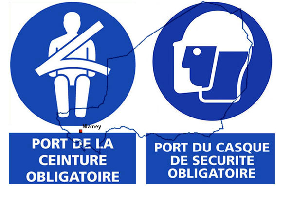 Sécurité routière: le port du casque de protection et de la ceinture de sécurité désormais obligatoire à Niamey